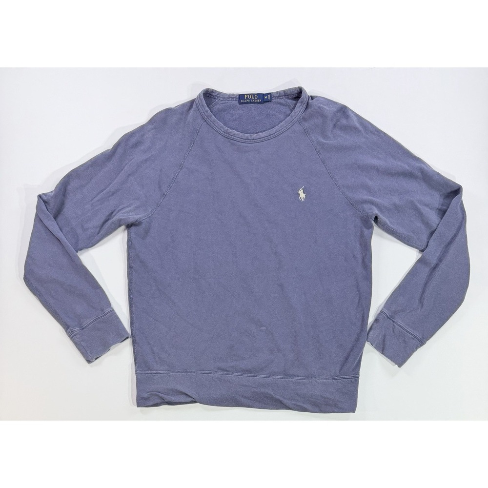 Polo Ralph Lauren Crewneck Sweatshirt Blue Pony Logo Medium